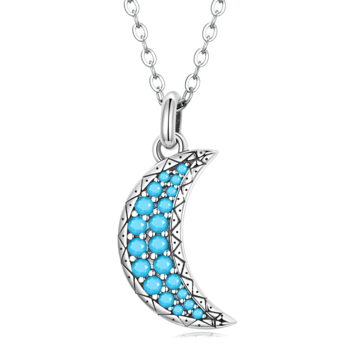 Turquoise Moon Necklaces