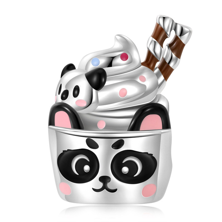 Ice-cream Panda Charm