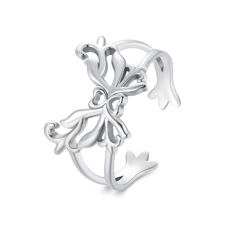 Hollow Butterfly Ring