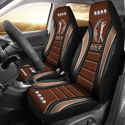 Brown Golf Front Car Seat