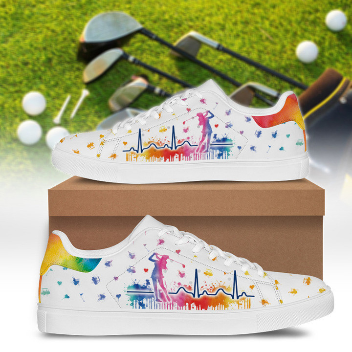 Golf Heart Beat Watercolor SM Shoes