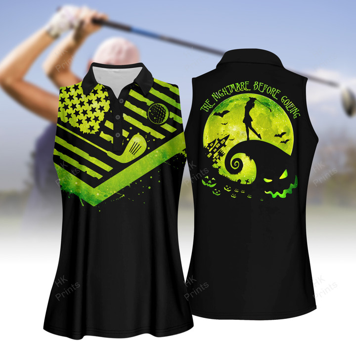 American Flag The Nightmare Before Golfing Golf Apparels