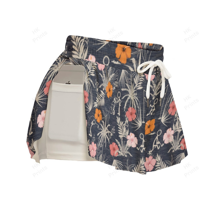 FUNNY GOLF STICK FIGURES FLOWER Culottes