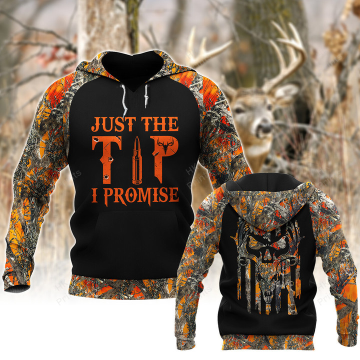 Just The Tip I Promise Orange Camouflage Hunting Apparels