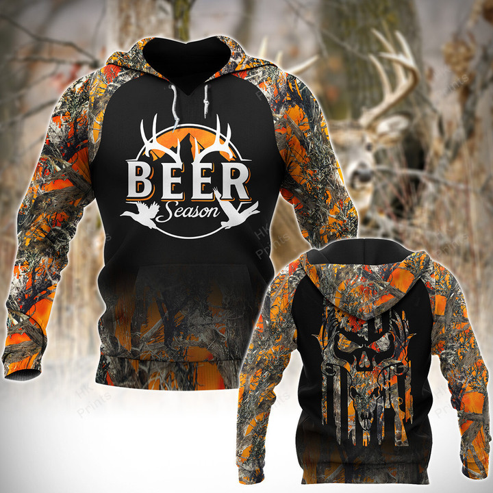 Beer Season Orange Camouflage Hunting Apparels