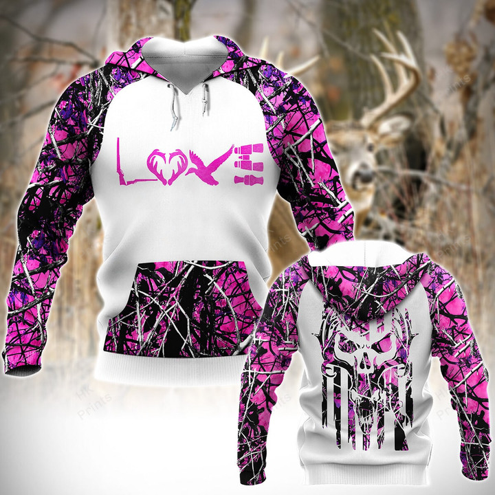 Pink Camouflage Country Girl Love Hunting Apparels