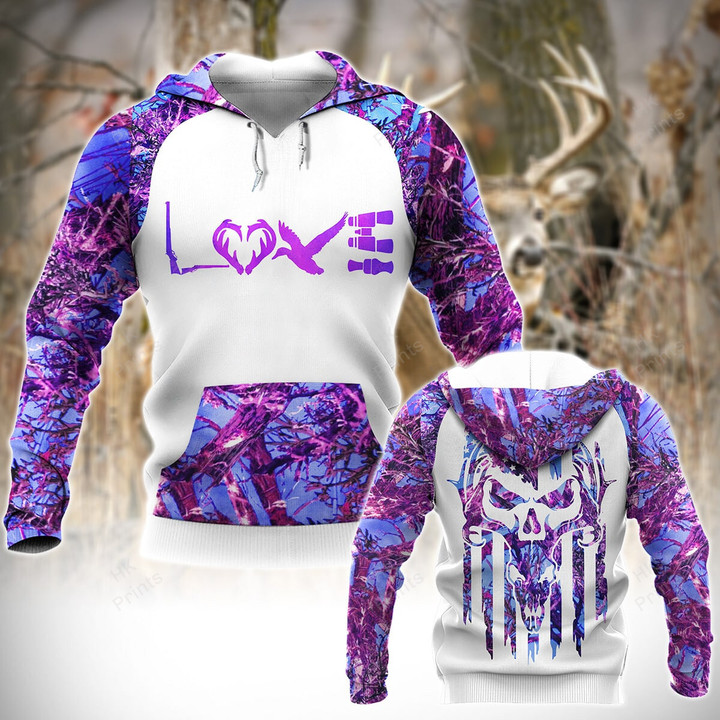 Purple Camouflage Country Girl Love Hunting Apparels
