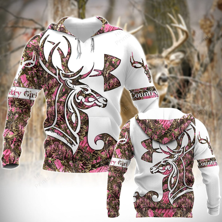 UA Deer Hunting Country Girl Pink Camouflage Hunting Apparels