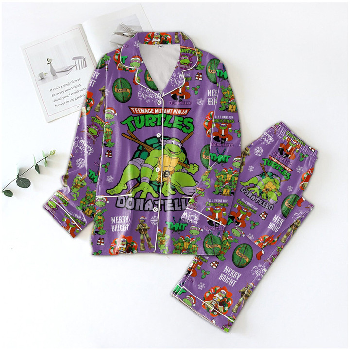 Premium Donatello TMNT Christmas Pajamas Premium Version