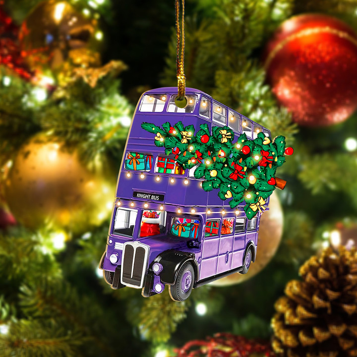 Christmas Knight Bus HRP Ornament