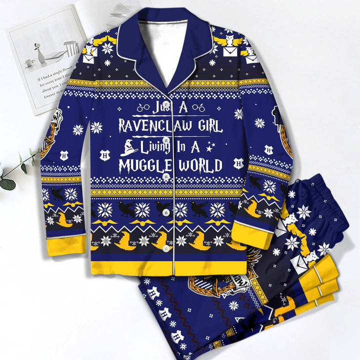 Just A Rav Girl Living In A Muggle World Premium Pajamas Premium Version