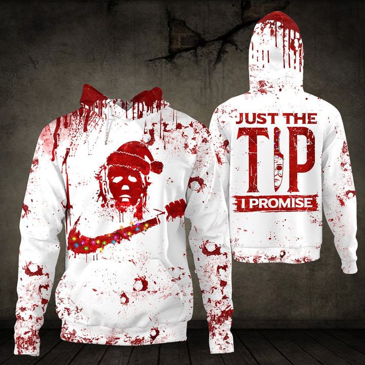 MM Just The Tip I Promise Christmas AOP Hoodie, Sweatpants