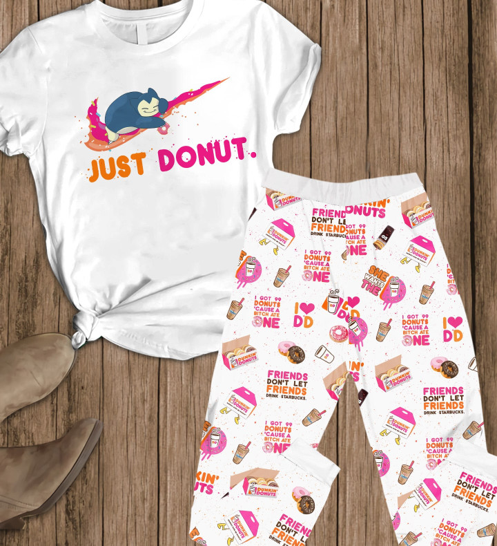 Snor Just Donut Short Sleeve Pajamas Premium Version