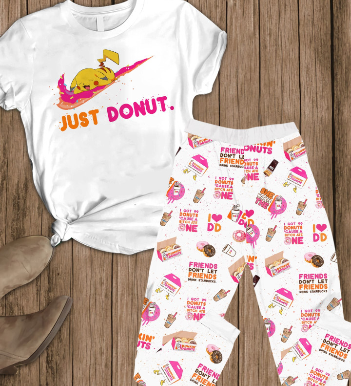 Pika Just Donut Short Sleeve Pajamas Premium Version