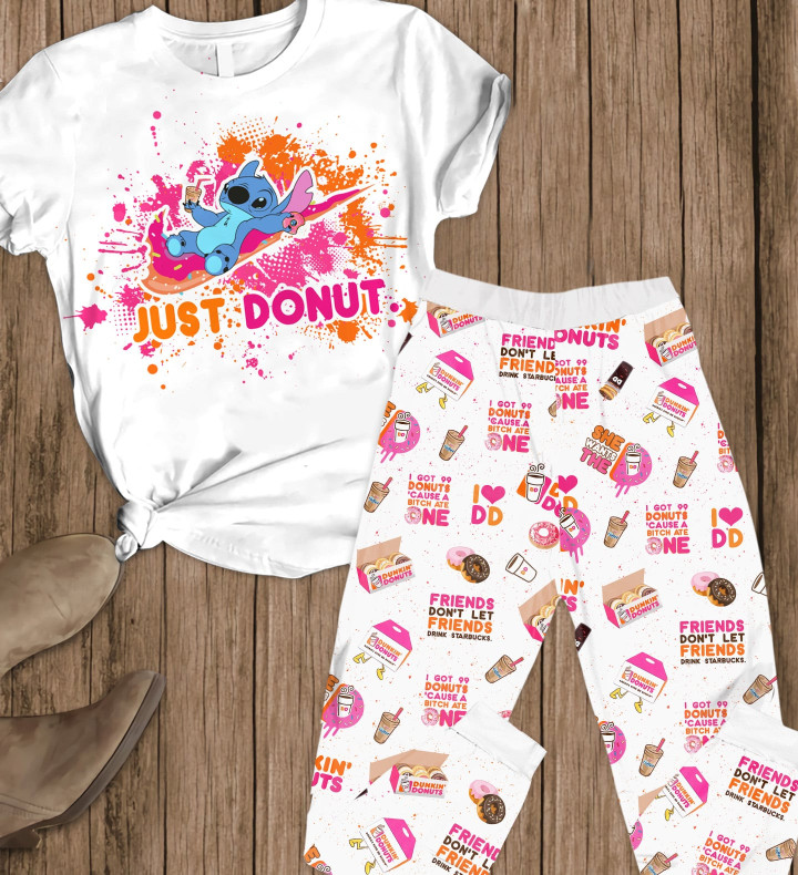 STC Just Donut Short Sleeve Pajamas V3 Premium Version
