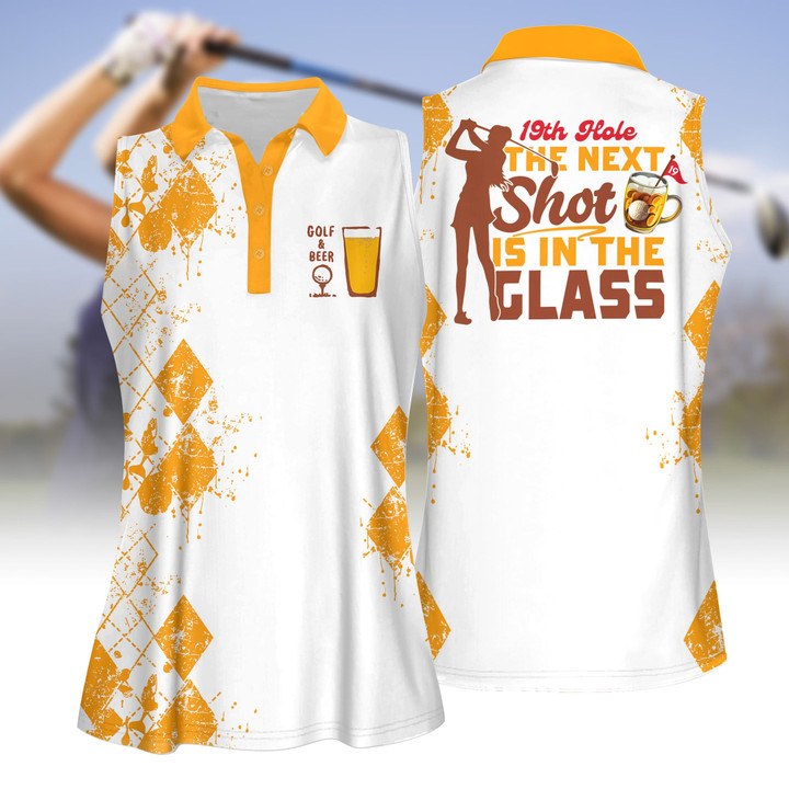 19th THE NEXT SHOT IS IN GLASS BEER WOMEN GOLF APPARELS