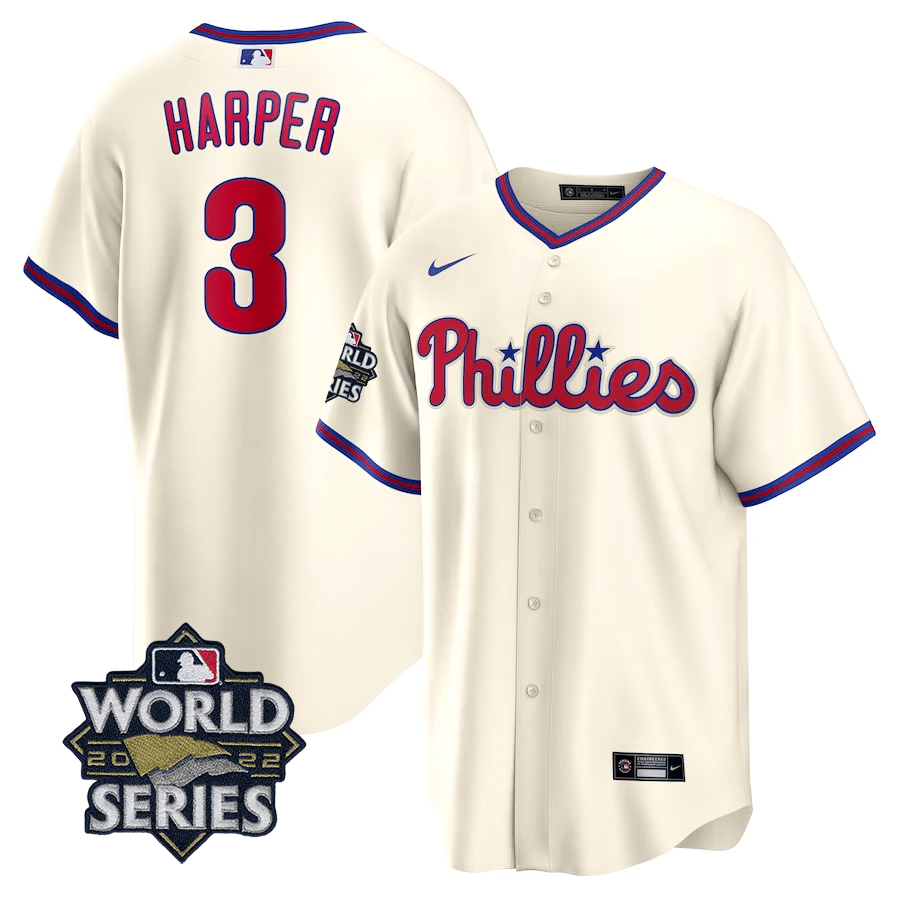 phillies jersey with world series patch