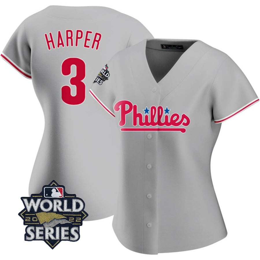 harper phillies world series jersey