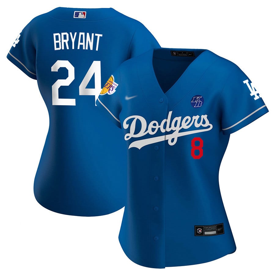 Men's #8/24 Kobe Bryant LA Dodgers Jersey - Kobe Patch - StrendyGear