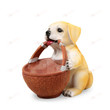 Cute Pug Labrador Dogs Basket Storage Figurines Home Décor Gift