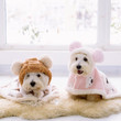 Warm Thickened Flannel Hooded Pet Cloth