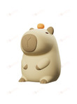Cute Capybara Rechargeable Silicone Night Light