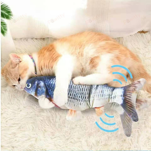 Interactive Flopping Fish Cat Toy Moving Fish Toy for Cat
