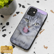 Custom Cat Print iPhone 12 Case