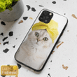 Custom Cat Print iPhone 12 Pro Case