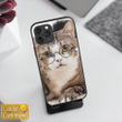 Custom Cat Print iPhone 12 Pro Max Case