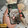 Custom Cat Print iPhone 11 Case