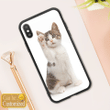 Custom Cat Print iPhone X XS Case