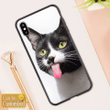 Custom Cat Print iPhone XS Max Case