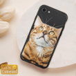 Custom Cat Print iPhone 8 Case