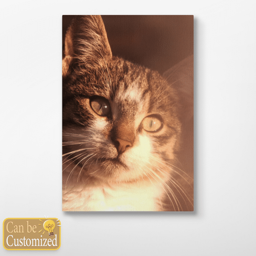 Custom Cat Print on DIY Portrait Canvas