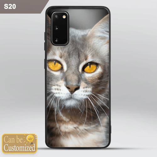 Custom Cat Print Samsung Phone Case