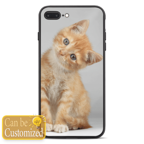 Custom Cat Print iPhone 8 Plus Case