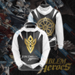 Fire Emblem Heroes A736 3D Pullover Printed Over Unisex Hoodie