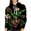 Felicity Womens A2637 3D Pullover Printed Over Unisex Hoodie