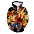 Crash Bandicoot Hoodies - Crash Bandicoot Aku Aku 3D Print Pullover Sweatshirt