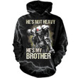 Cool Custom Hoodie Combat Medic He&Apos;S Not Heavy He&Apos;S My Brother 3D Hoodie Art#2056 Hoodies For Men And Women