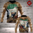 ROOSTER MEXICO MT Personalized Unisex 3D Hoodie All Over Print HJIUI