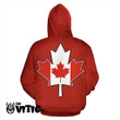 Canada Red Hoodie 01109