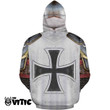 Knight Templar Armor 3D Full Printing Hoodie Dqh1408
