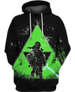 Be The Triforce With You Art#4 3D Pullover Printed Over Unisex Hoodie