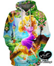 I See The Jolteon Art#1299 3D Pullover Printed Over Unisex Hoodie