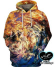 Emergence Art#1676 3D Pullover Printed Over Unisex Hoodie