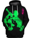 Darkness Rises Art#1653 3D Pullover Printed Over Unisex Hoodie