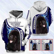 Newfoundland Dog All Over Printed Unisex 3D Hoodie All Over Print HSEZD