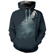 Hungry Wolf Unisex 3D Hoodie All Over Print OUGHX